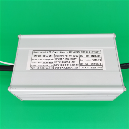 Boost DC LED power input DC36V, output voltage 48V, output current 1.98A, power 100W