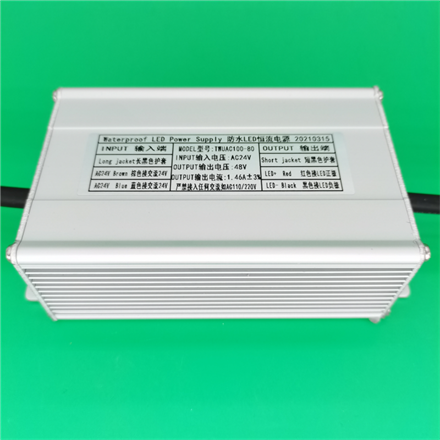 Input voltage AC24 Output voltage 48V Output current 1.46A Power 80W