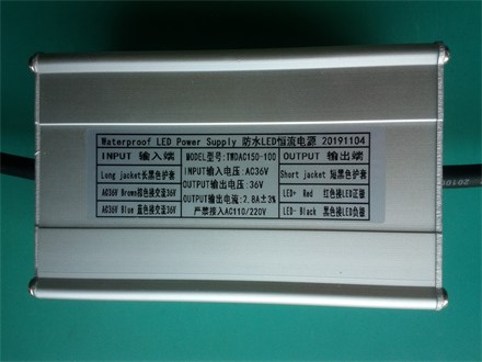 AC36V输入，2.8A 36V 输出led防水恒流驱动电源