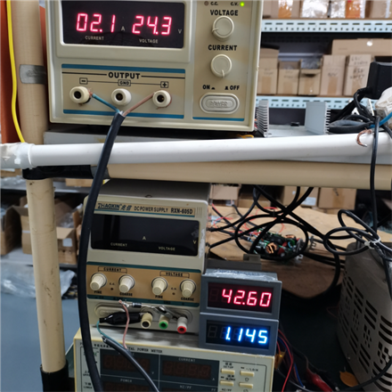 DC24V输入,输出38-46V 1.15A DC-DC升压电源