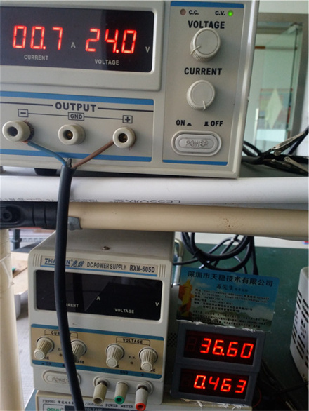 输入DC24V 18W 输出35-42V 450MA LED驱动器